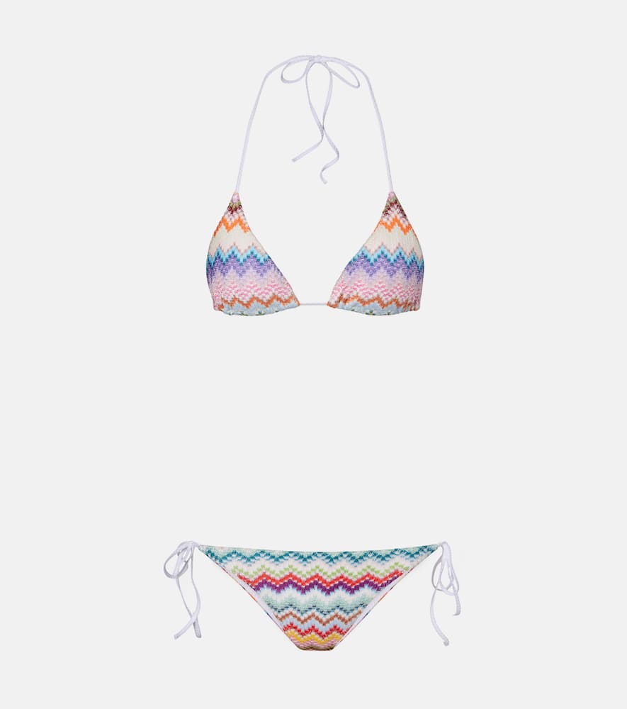 Missoni Zig Zag Lamé Bikini In Multi