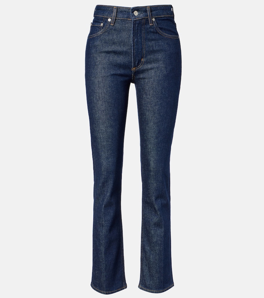 Citizen Of Humanity Zurie High-rise Straight Jeans In Blue