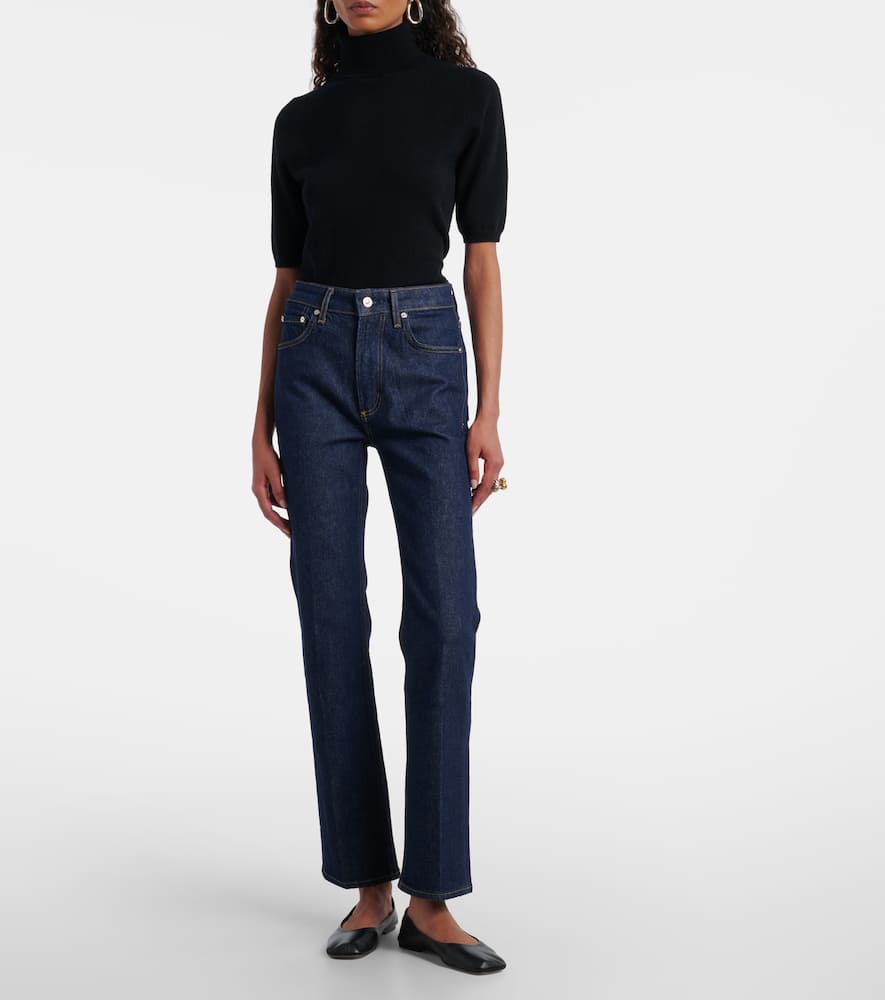 Citizen Of Humanity Zurie High-rise Straight Jeans In Blue