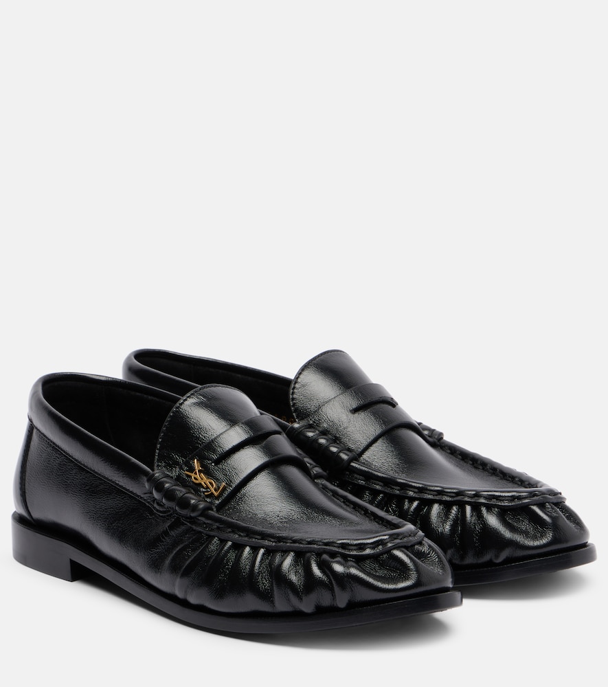 Saint Laurent Leather penny loafers