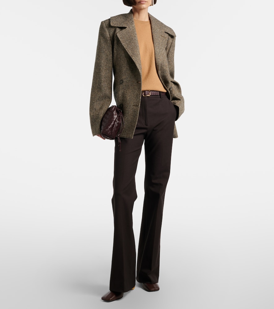 Joseph Tafira high-rise gabardine flared pants
