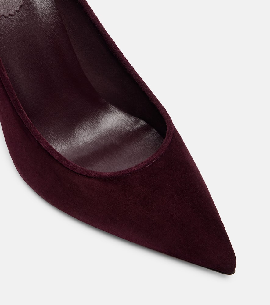 Christian Louboutin Sporty Kate Suede Pumps In Burgundy