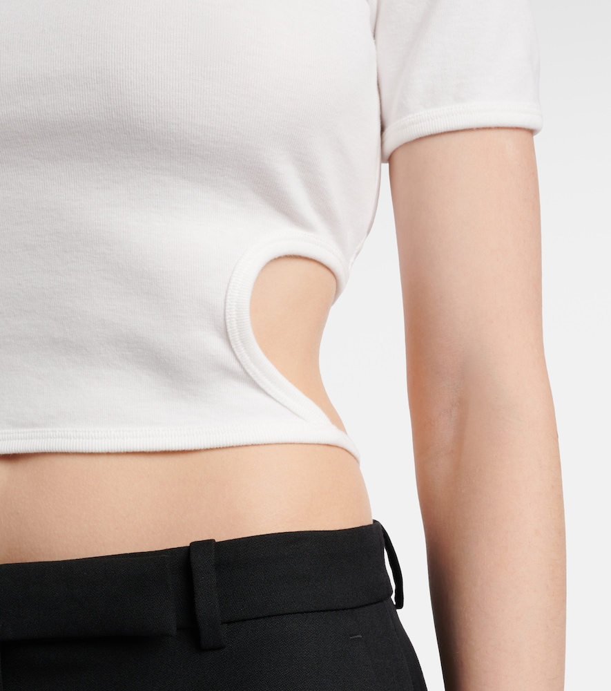  Courreges Courrèges Cropped-top Aus Baumwoll-jersey 