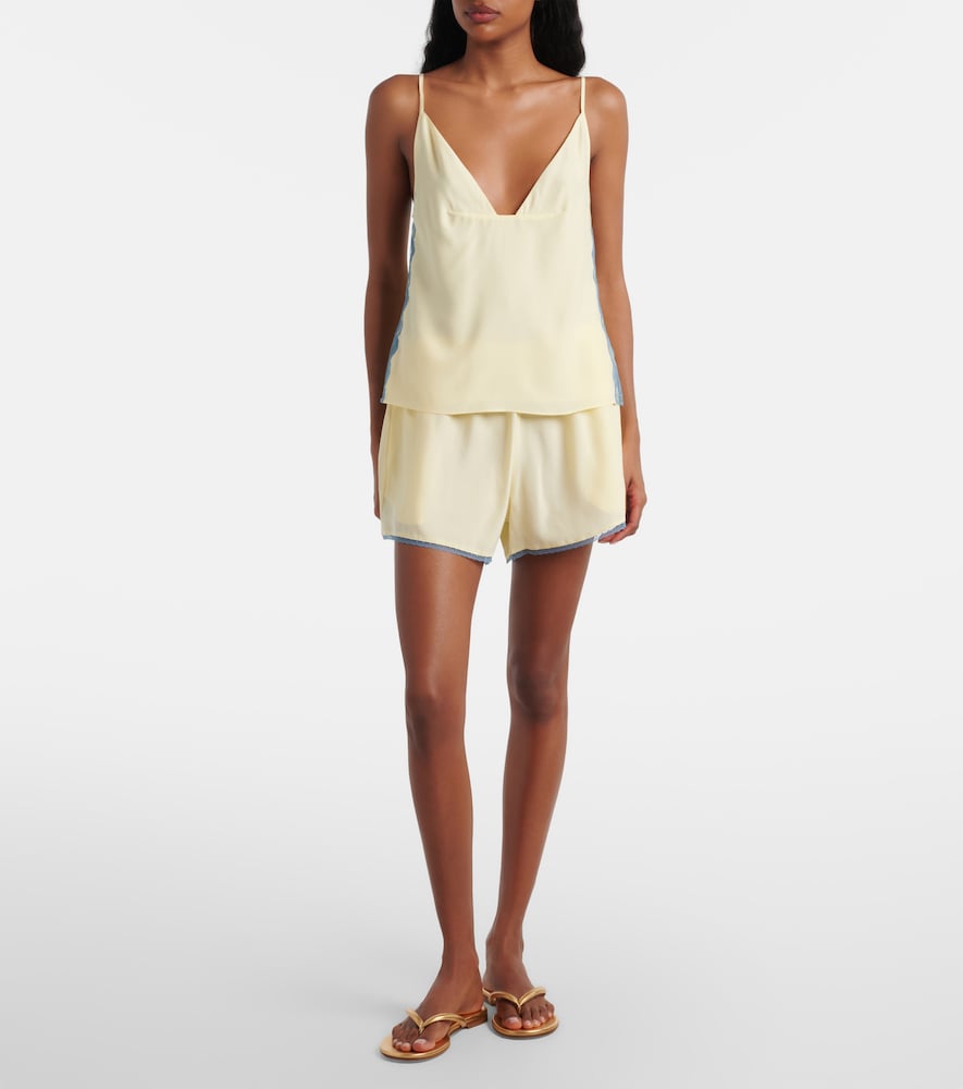  Sir Sir Lace-trimmed Silk Camisole 