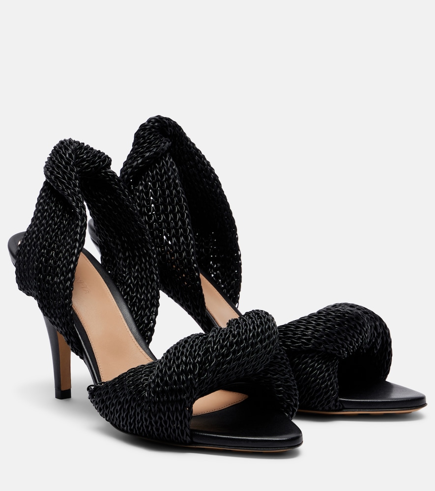 Bottega Veneta Women's Black Grace Leather Sandals UK Size 6 - Mytheresa