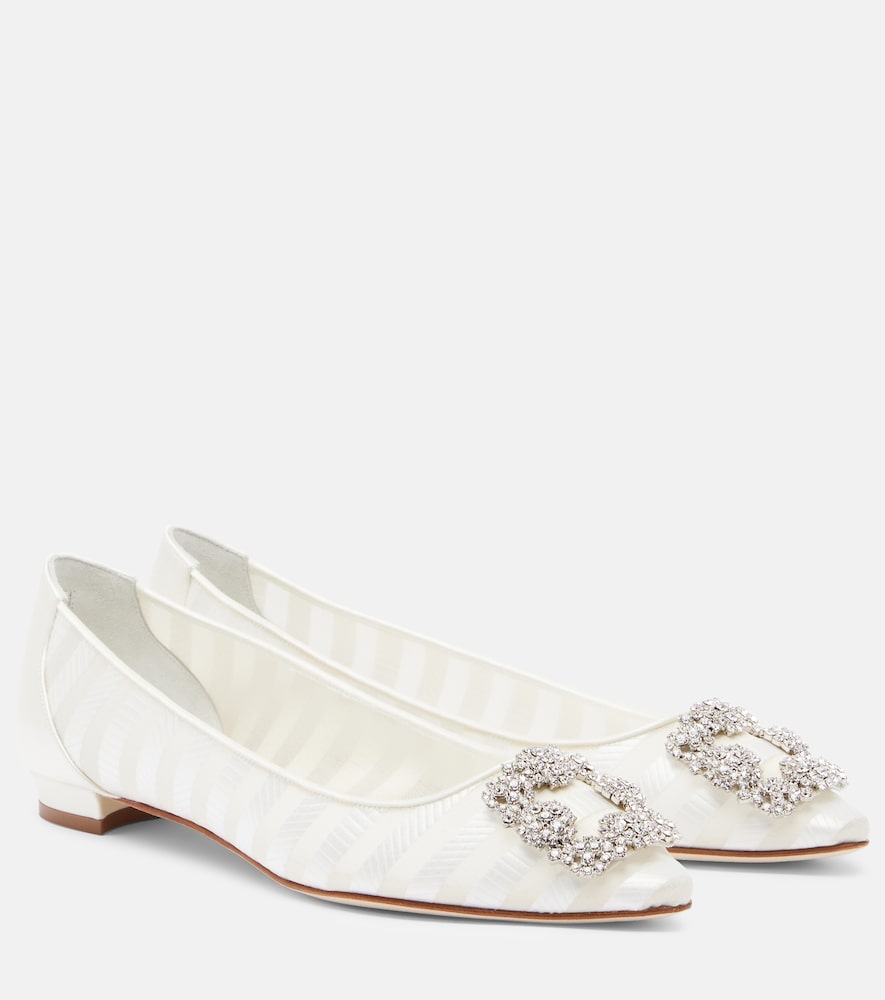 Verzierte Ballerinas Hangisi aus Organza