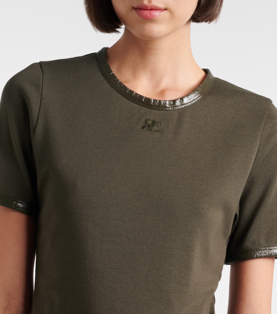  Courreges Courrèges T-shirt Aus Einem Baumwollgemisch 