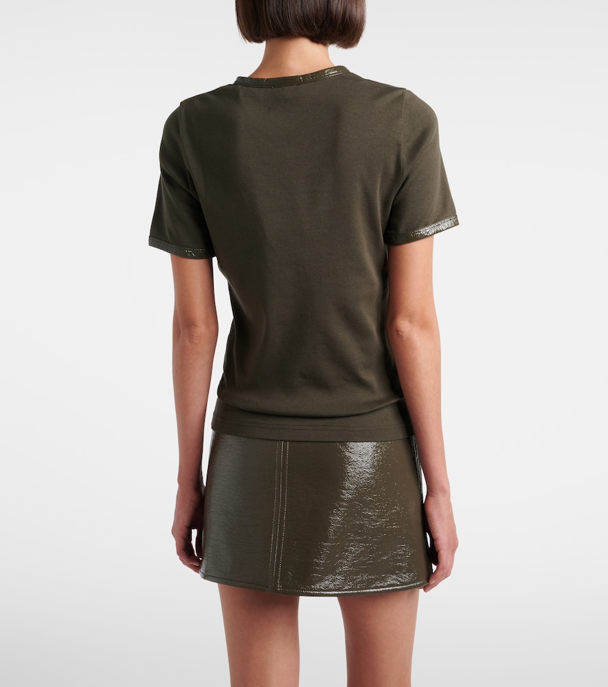  Courreges Courrèges T-shirt Aus Einem Baumwollgemisch 