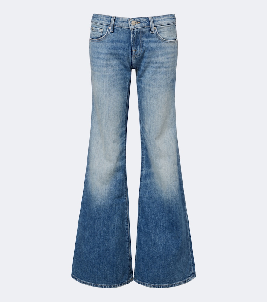 Jeans flared a vita bassa