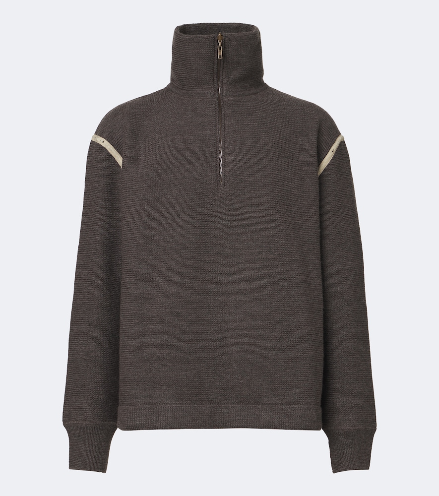 Distressed Pullover aus Wolle