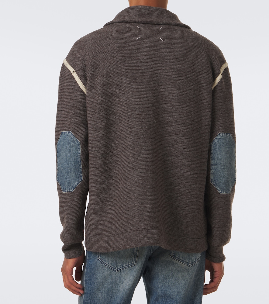 Wool Zip-Up Sweater