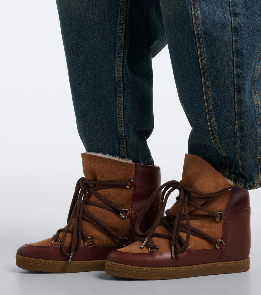 Nowles Shearling-Lined Leather Snow Boots