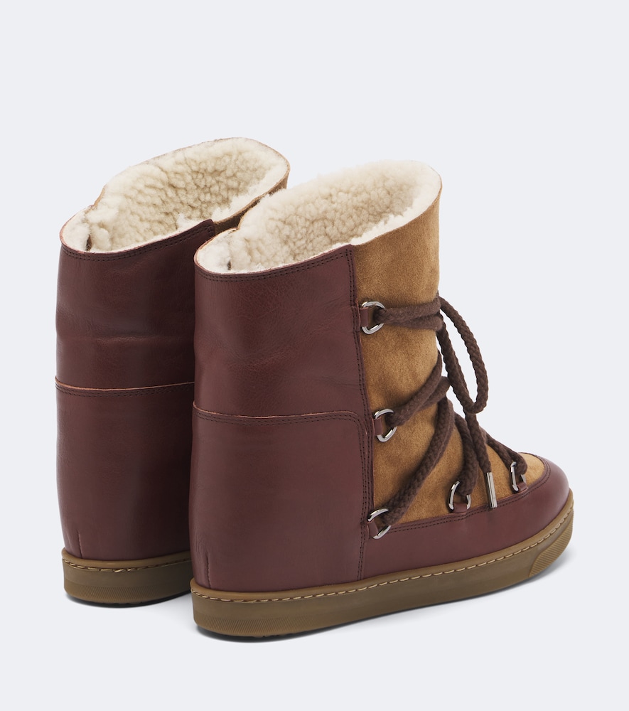 Nowles Shearling-Lined Leather Snow Boots