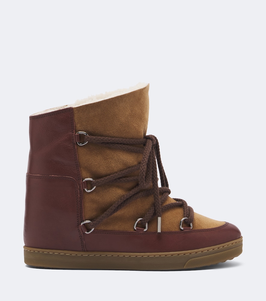 Nowles Shearling-Lined Leather Snow Boots
