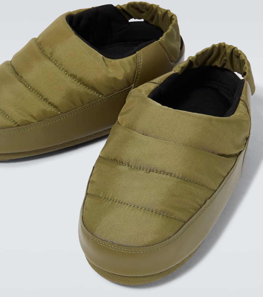 Moon Boot Evolution Slingback Sandals In Khaki