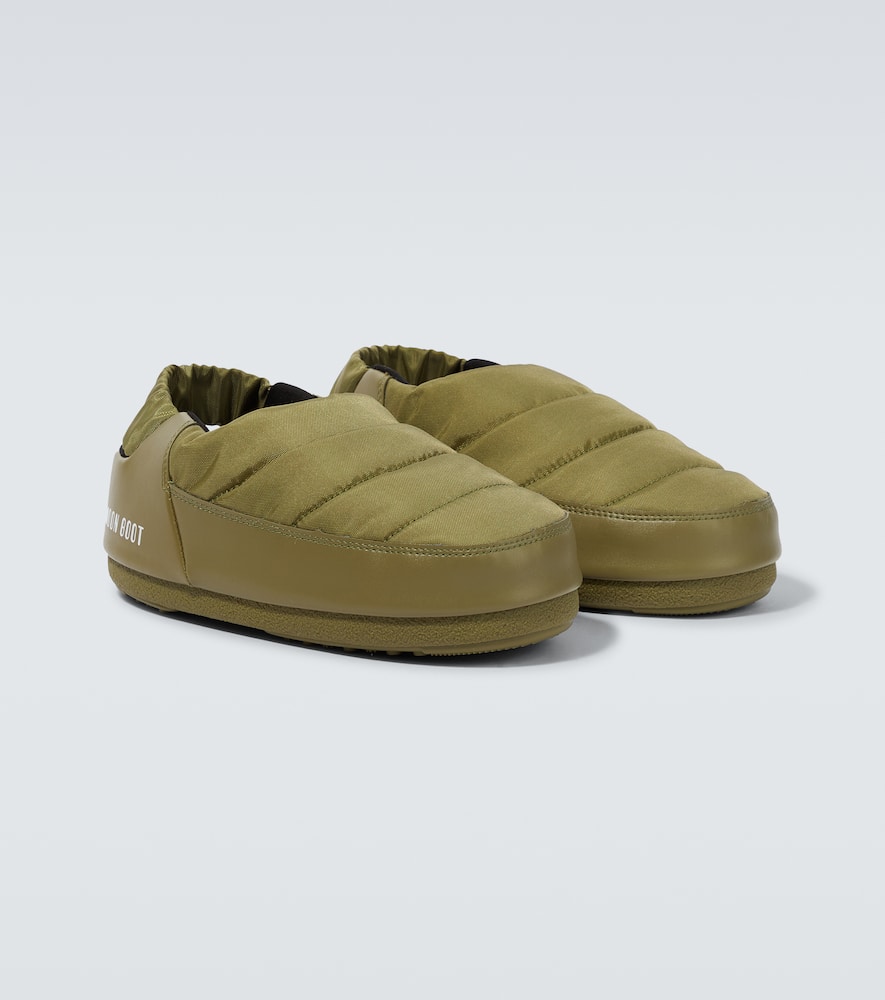 Moon Boot Evolution Slingback Sandals In Khaki