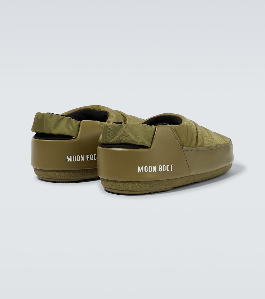 Moon Boot Evolution Slingback Sandals In Khaki