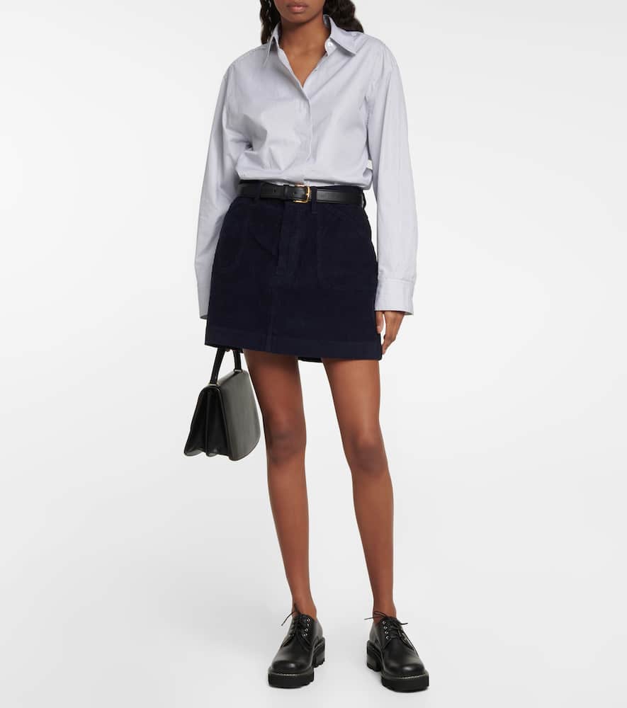  Re/done Re/done Minigonna 70s In Velluto A Coste 