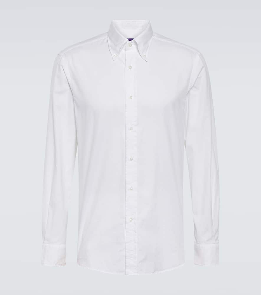 Ralph Lauren Cotton Poplin Button-up Shirt In White