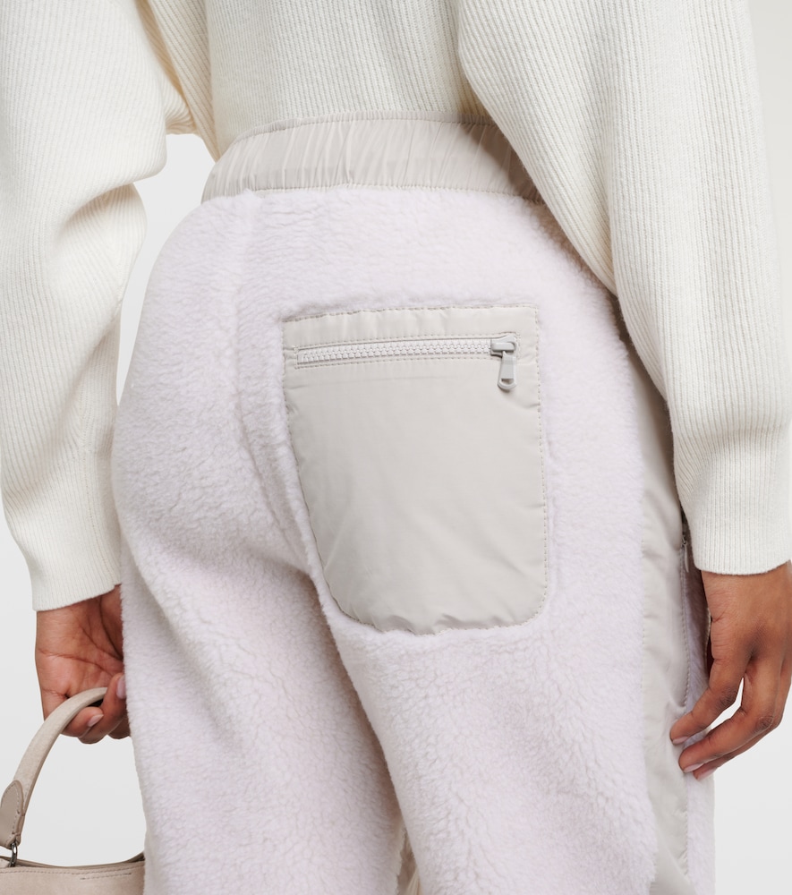 Brunello Cucinelli Wool-blend Sweatpants In White