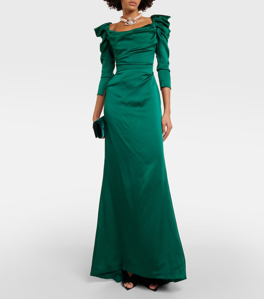 Vivienne Westwood Astral draped satin gown