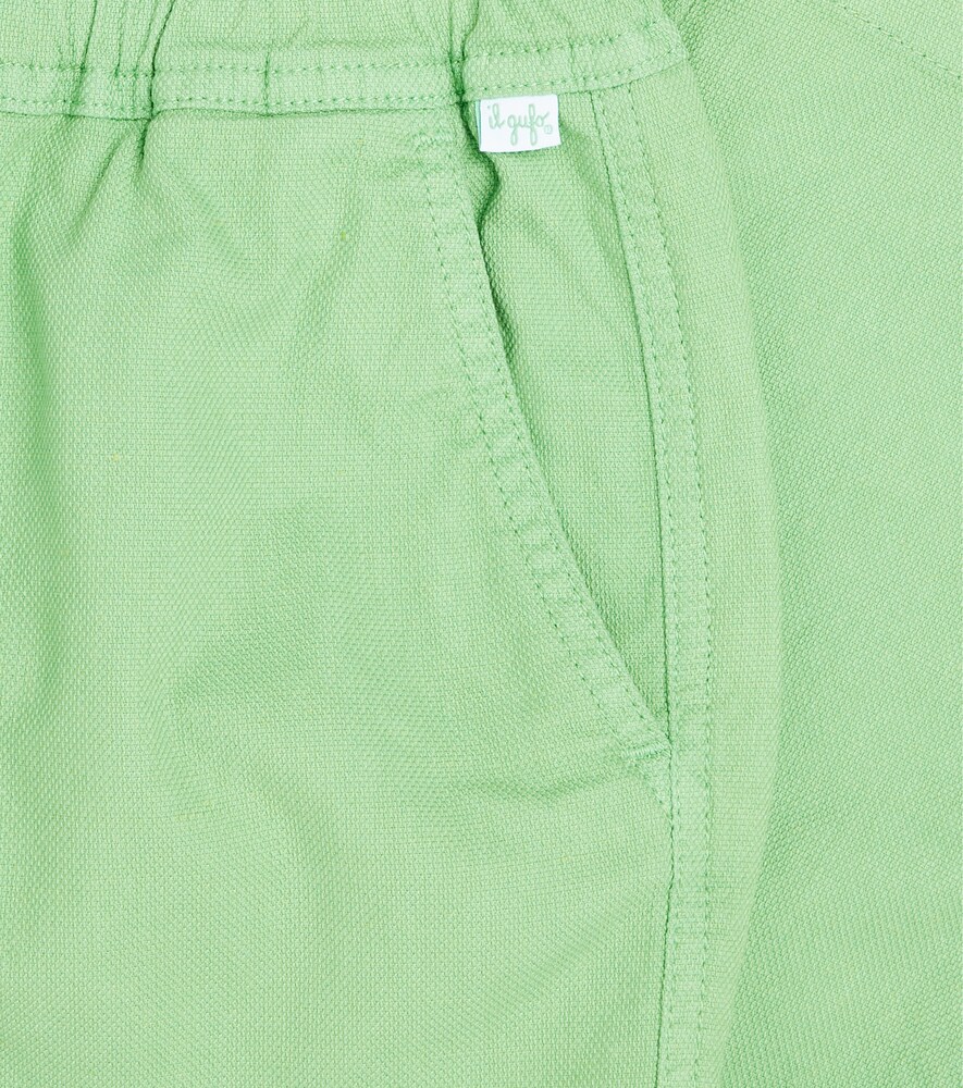  Il Gufo Il Gufo Cotton And Linen-blend Straight Pants 