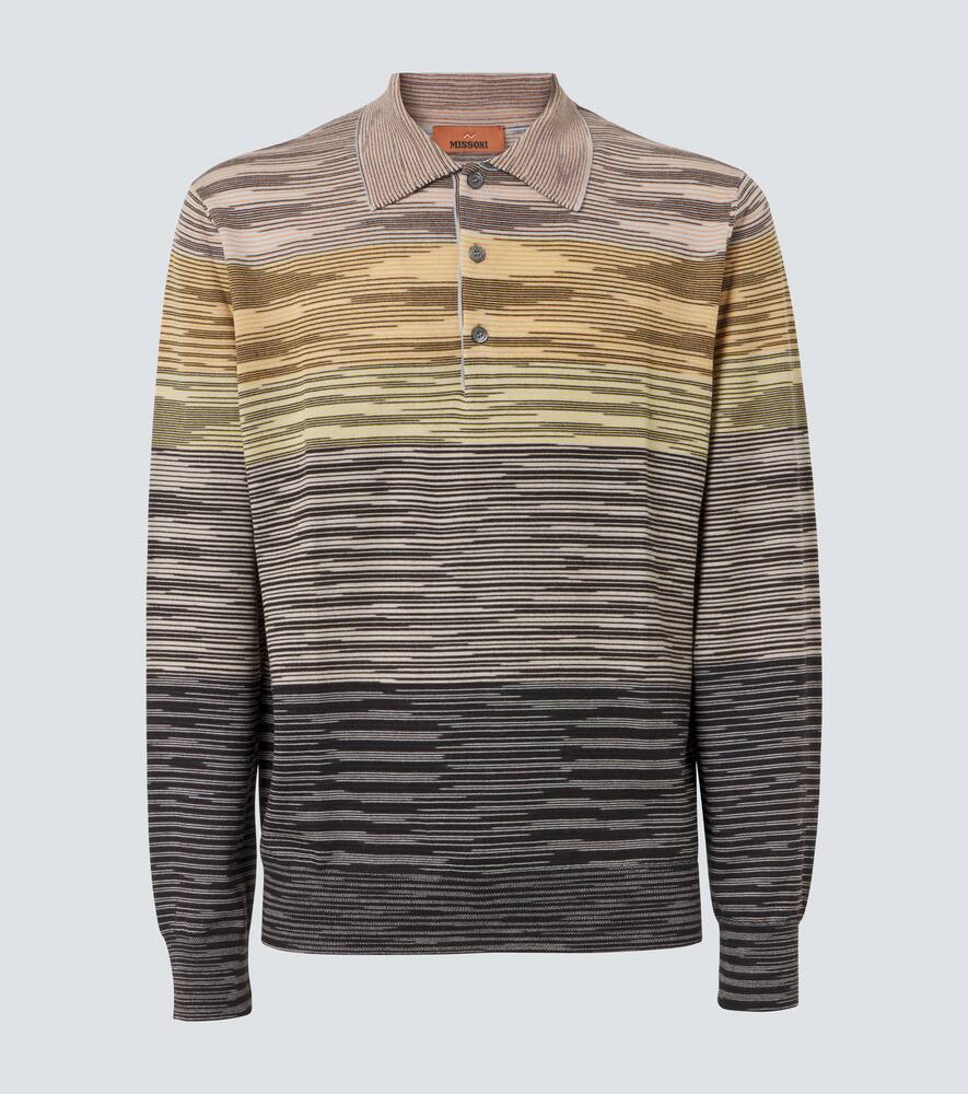 Missoni Striped wool polo sweater