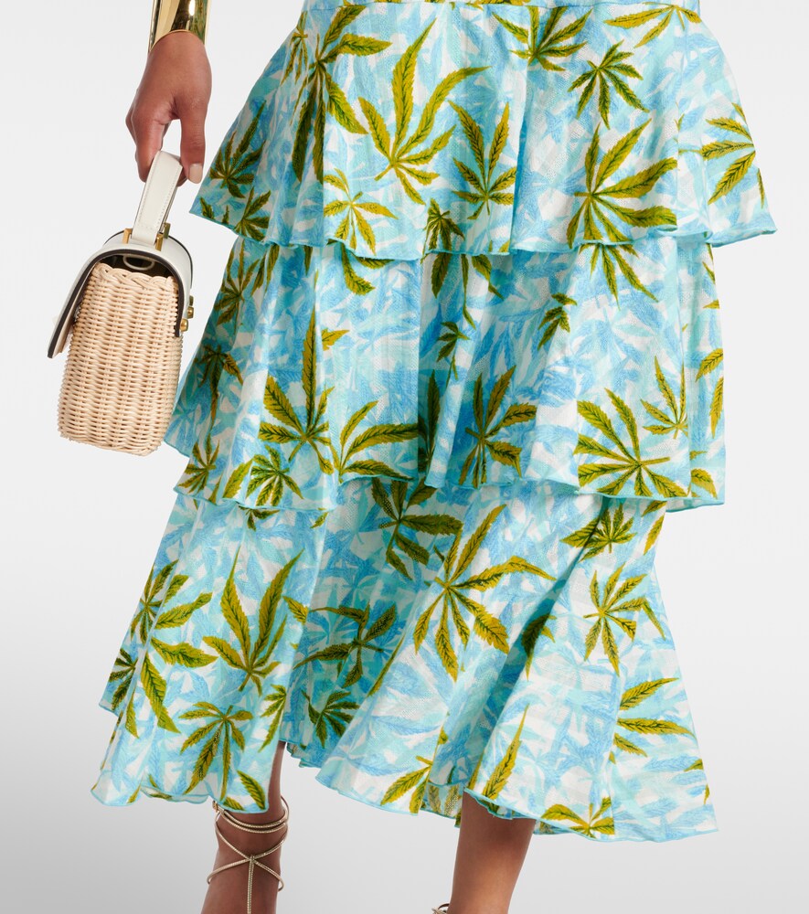  Diane Von Furstenberg Diane Von Furstenberg Bedrucktes Maxikleid Cate Aus Baumwolle 