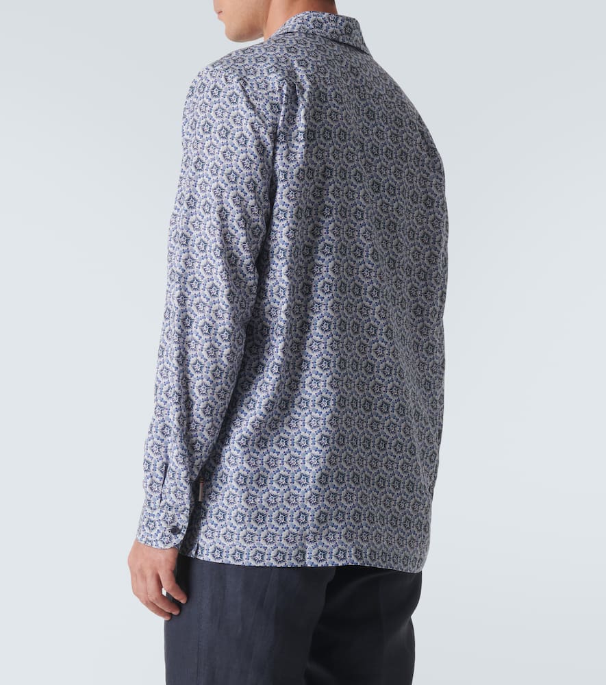 Orlebar Brown Hemd Ridley In Blau