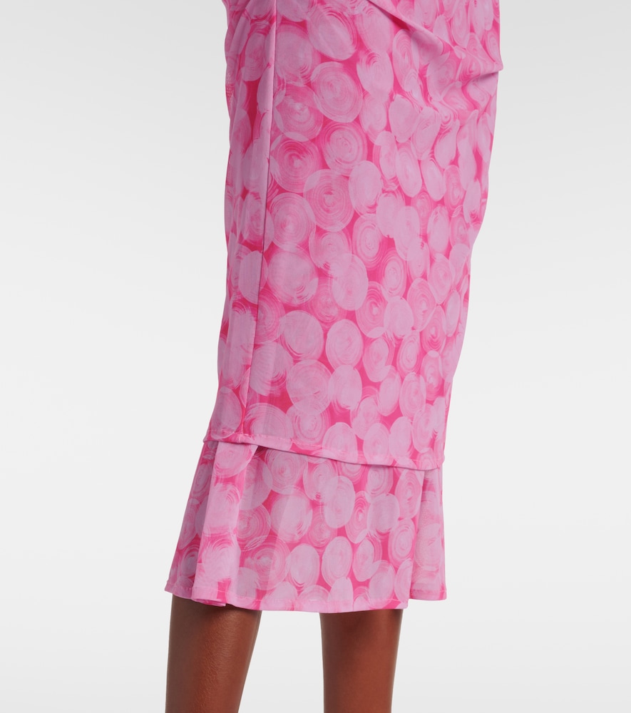  Dries Van Noten Dries Van Noten Bedruckter Midirock Aus Jersey 