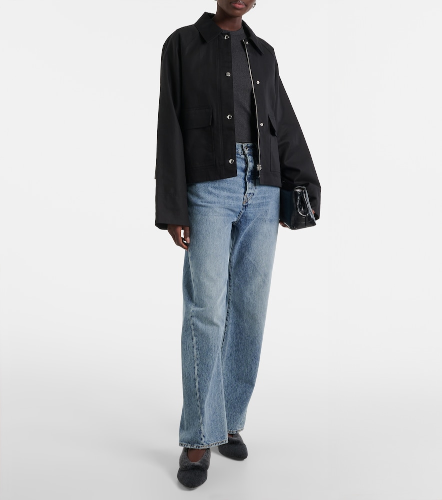Shearling-Lined Ballet Flats