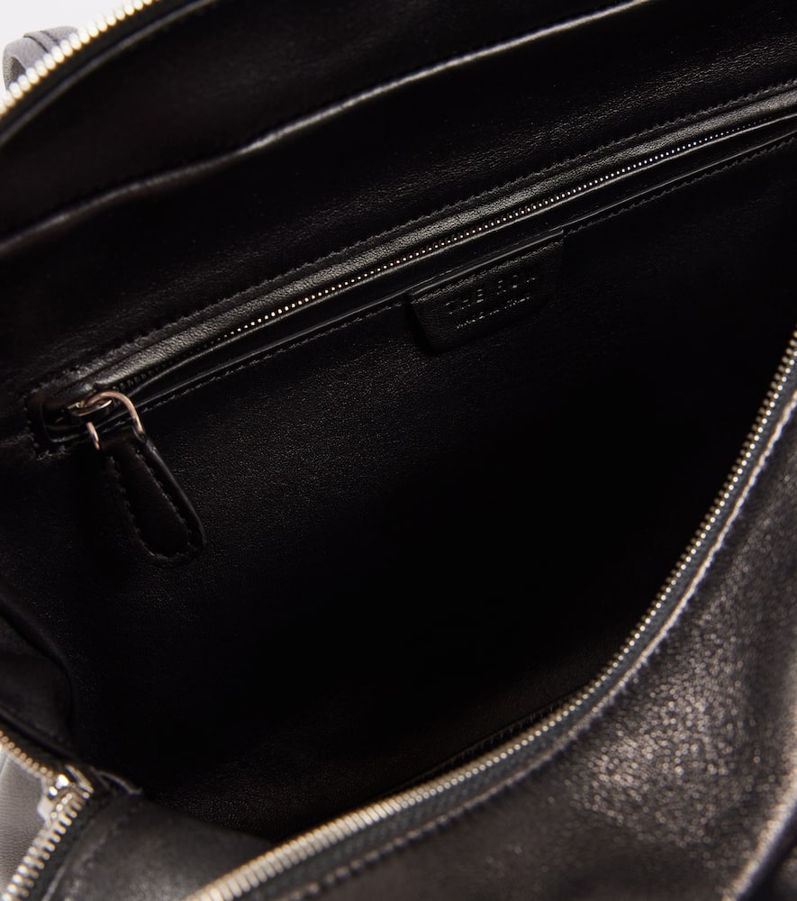 Shop The Row Astra Leather Shoulder Bag In Black