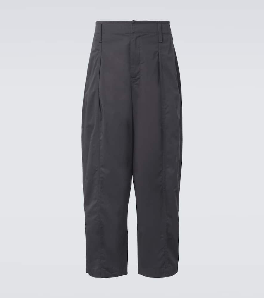 Lemaire Maxi pleated cotton twill pants