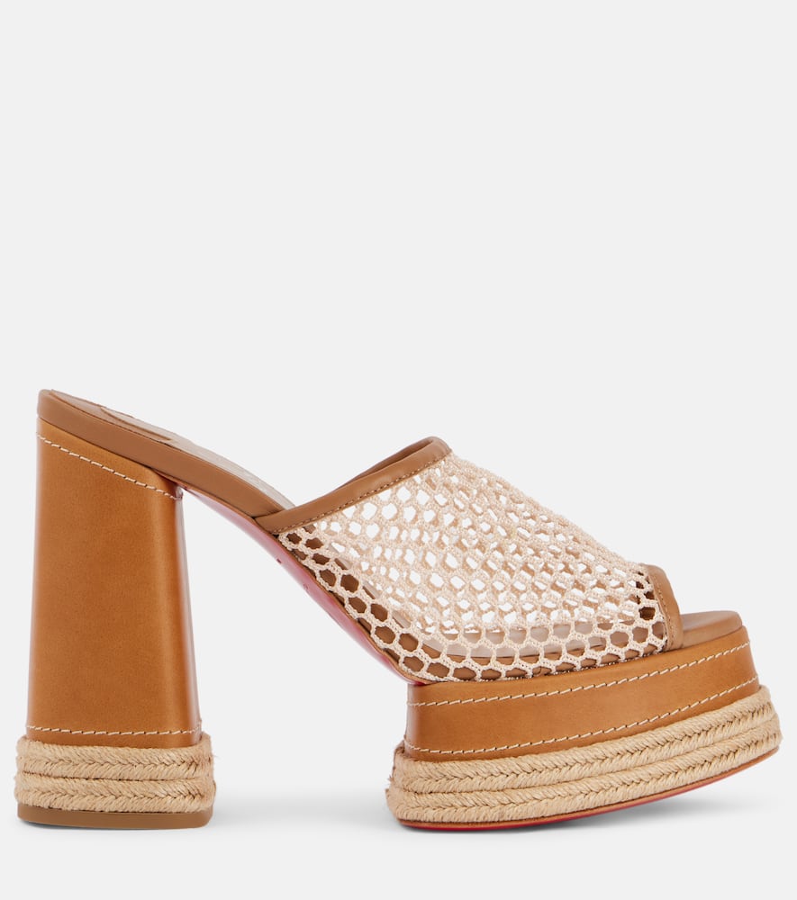 Christian Louboutin Almeja 130 Platform Mules