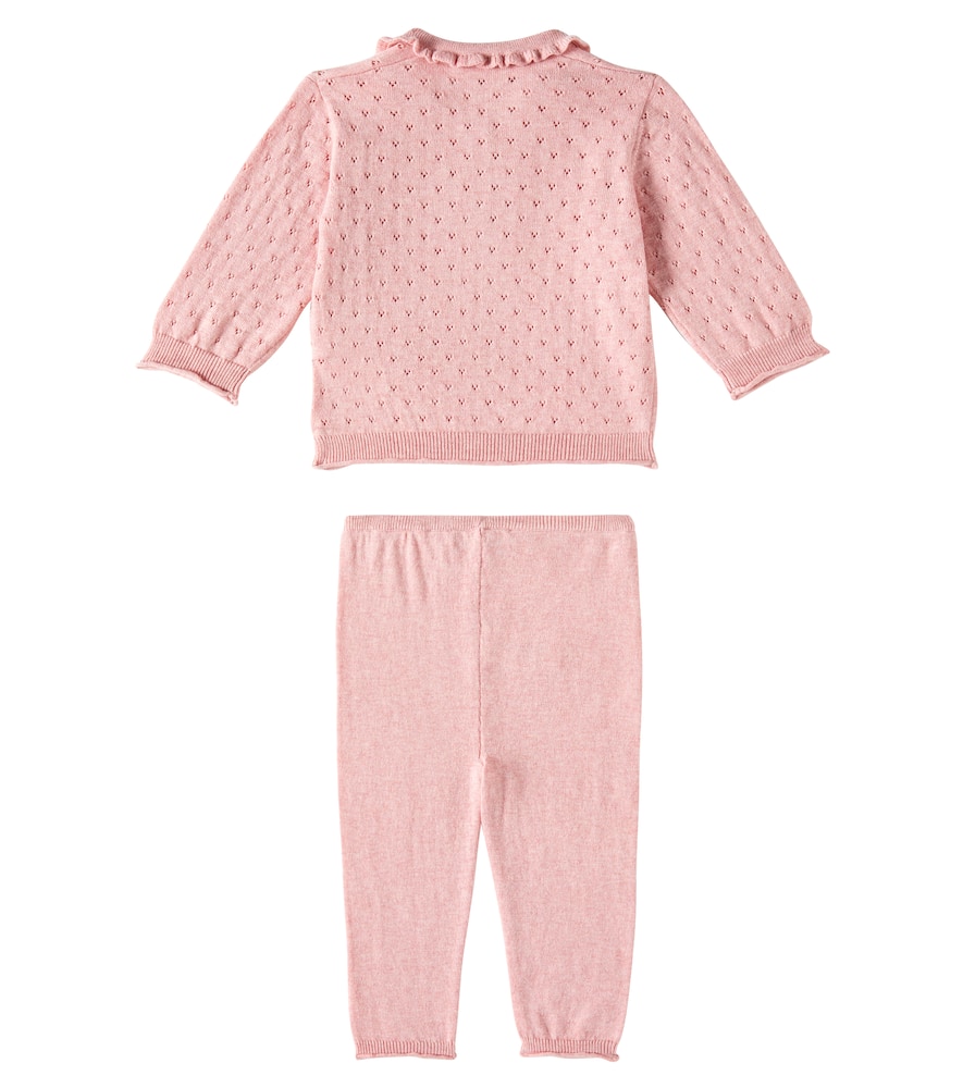 BONPOINT BABY ELIETTE COTTON SHIRT AND PANTS SET