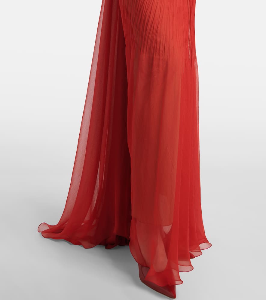 Maria Lucia Hohan Ariadne Cutout Lace-trimmed Gown