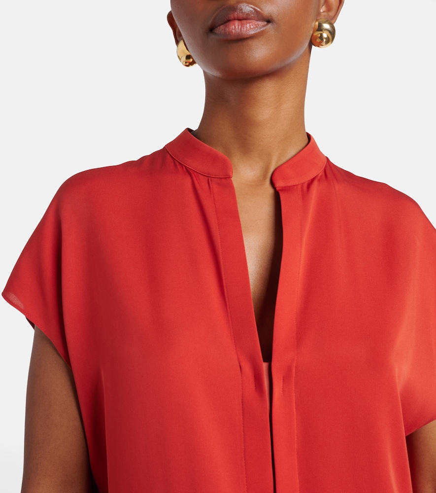  Vince Vince Silk-blend Blouse 