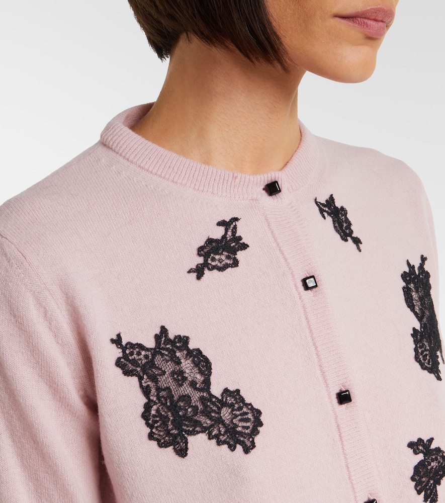  Valentino Valentino Cardigan Aus Schurwolle Mit Shearling 