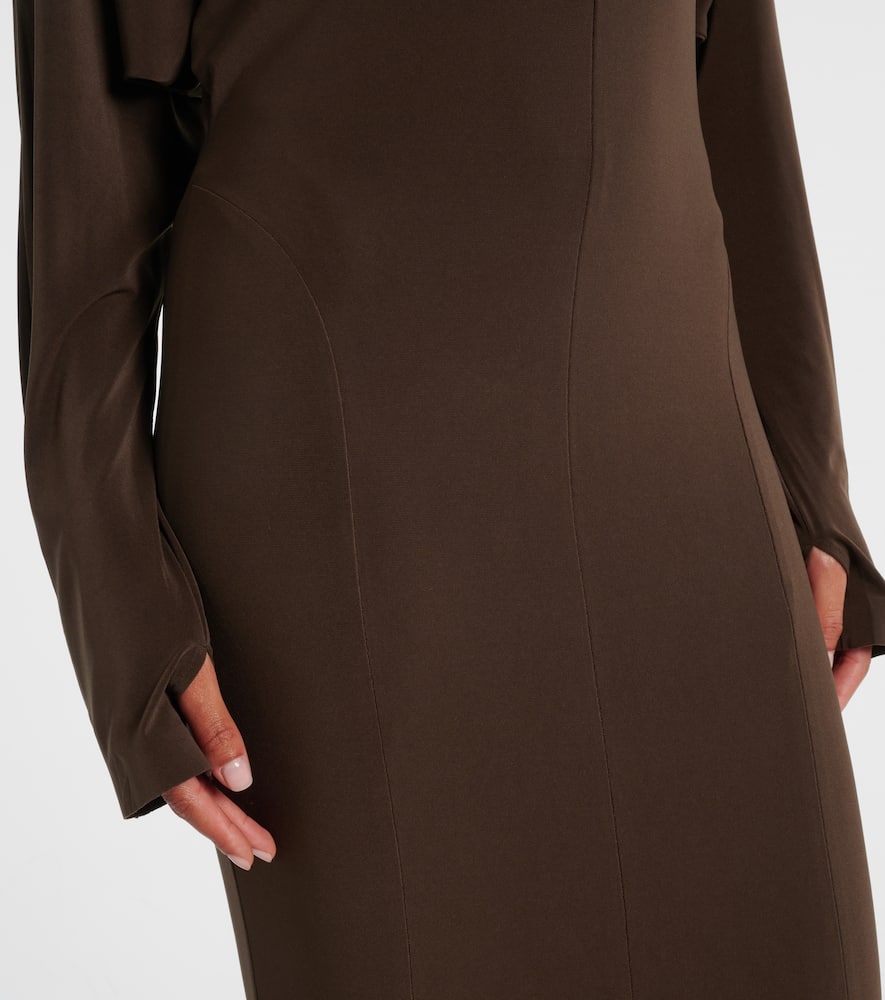 Norma Kamali X Revolve Dolman V Neck Fishtail Gown