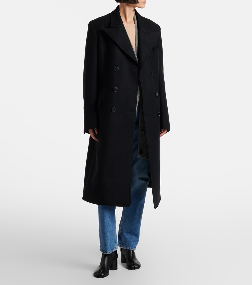  Maison Margiela Maison Margiela Double-breasted Virgin Wool Coat 