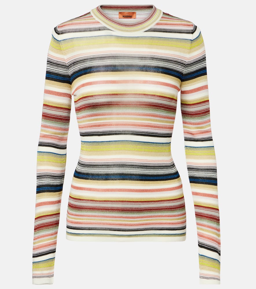 Missoni Knitted Polo Shirt In Multi