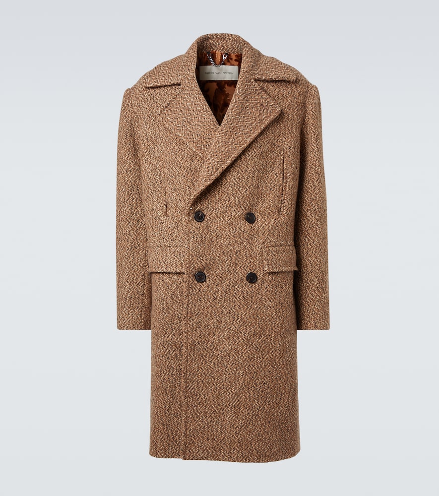 Dries Van Noten Dries Van Noten Double-breasted wool-blend coat　Dries Van Noten ダブルブレスト ウールブレンド コート