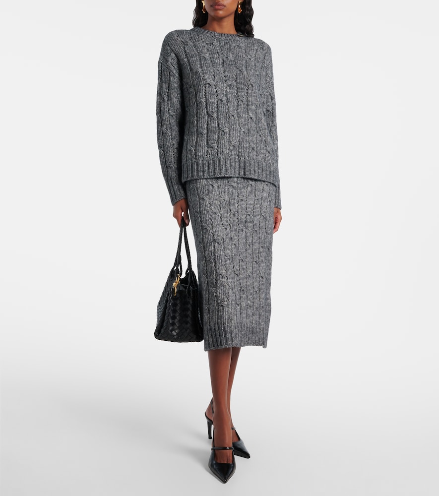 'S Max Mara Cotton, alpaca, and wool sweater