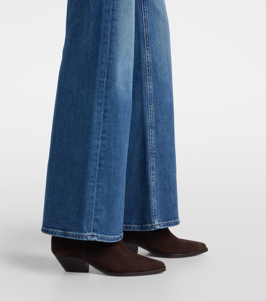 Citizen Of Humanity Kimberly Mid-rise Flared Jeans In Blue