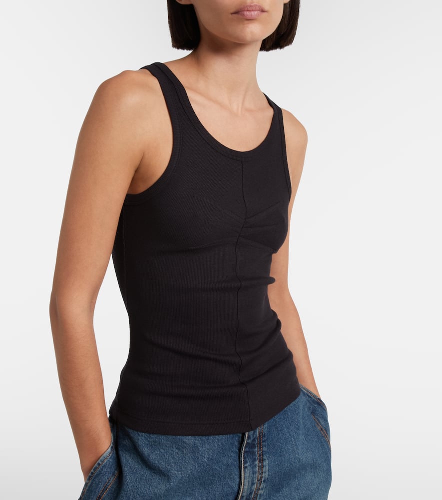Alaïa Jersey Tank Top In Black