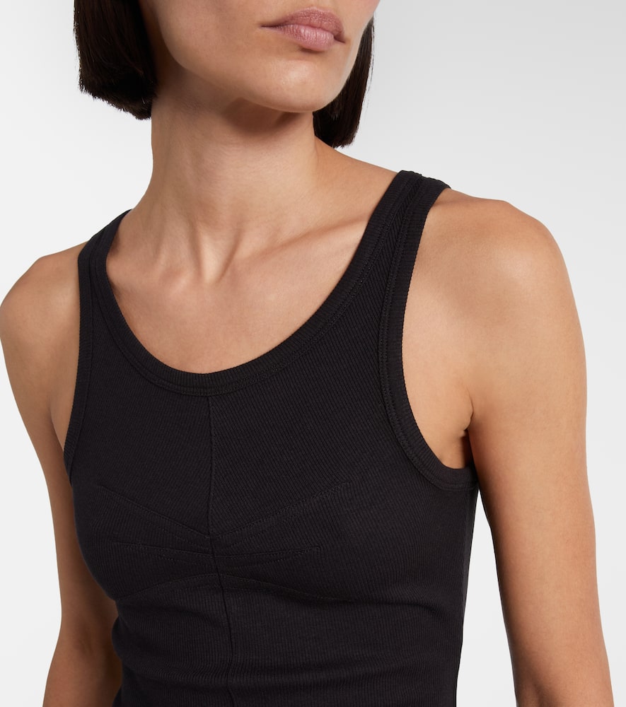 Alaïa Jersey Tank Top In Black