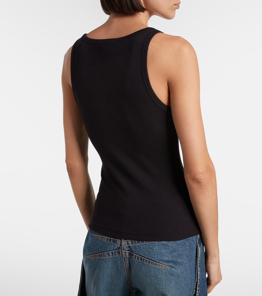 Alaïa Jersey Tank Top In Black