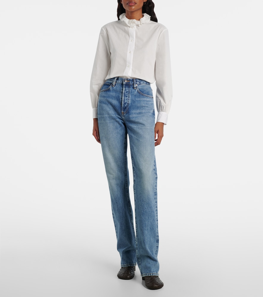 Vertical High-Rise Straight Jeans