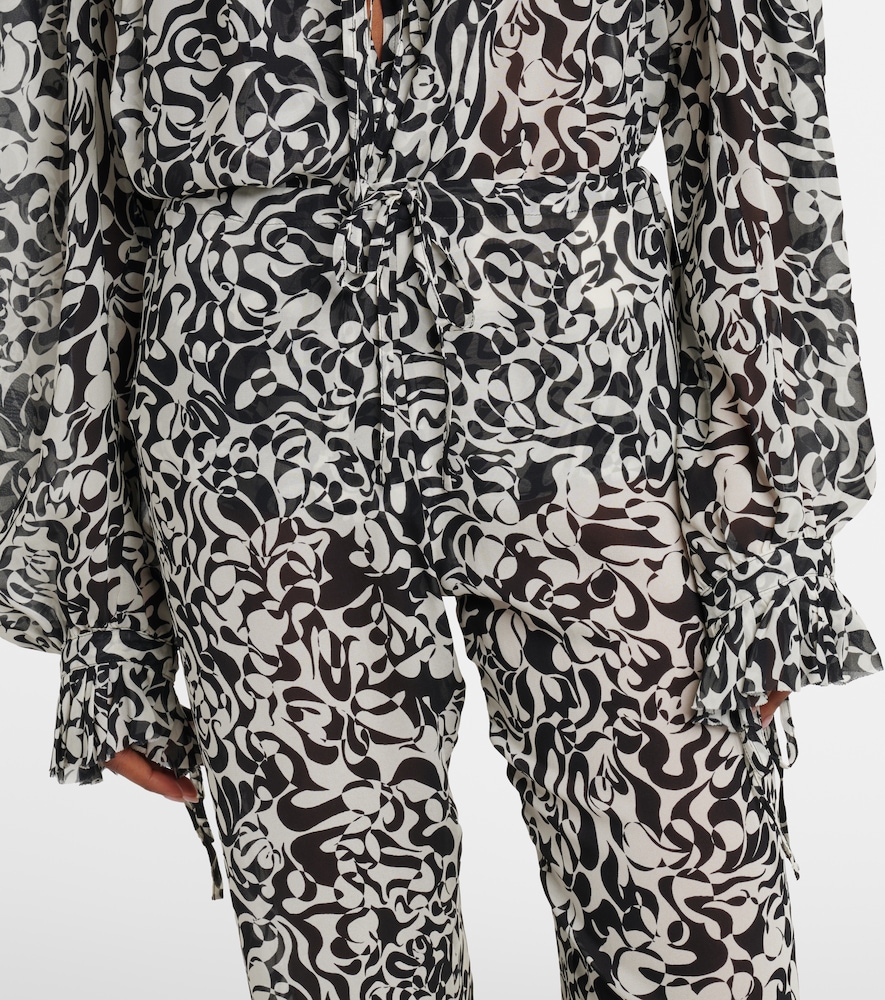  Dries Van Noten Dries Van Noten Printed Straight Pants 