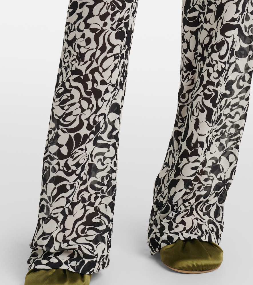  Dries Van Noten Dries Van Noten Printed Straight Pants 